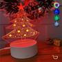 Imagem de Abajur Luminária de Mesa Led 3D RGB Presente Decoração Natal - Embuled