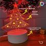 Imagem de Abajur Luminária de Mesa Led 3D RGB Presente Decoração Natal - Embuled