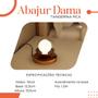 Imagem de Abajur luminaria de Mesa Moderno Dama Com Globo Rosca 10cm de Alumínio e Bivolt Para Cabeceira de Cama, Quarto ou Sala