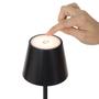 Imagem de Abajur Luminária de Mesa Touch Sem Fio Recarregável 3 Modos
