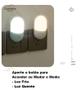 Imagem de Abajur Luminária De Tomada Com Led para quarto Crianças bebê corredor Com Botão 8,8x5cm Luz Noturna Bivolt