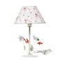 Imagem de Abajur Metal Floral Vermelho Quarto Bebê Infantil Menina