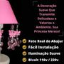 Imagem de Abajur Rosa Bebê Artesanal - Decoração Quarto Crianças