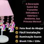 Imagem de Abajur Unicórnio Rosa 30cm - Quarto de Crianças