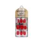 Imagem de Abny Magiquick Unhas Postiças Curta Autoc Candy Red 24 Uni