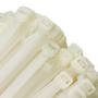 Imagem de Abraçadeira de Nylon 100 Uni Cinta Plastica Enforca 140mm x 3.5mm Gato Branco