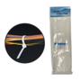 Imagem de Abraçadeira De Nylon 250mm X 3,6mm Lacre 100un kit perfeito para organização e separação com lacre material