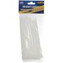 Imagem de Abraçadeira de nylon branca 3,6 mm x 15 cm com 100 peças - Western