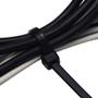 Imagem de Abraçadeira de Nylon Preto 50 Uni Enforca Cinta Plastica Gato 380mm x 4.8mm