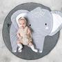 Imagem de Abreeze Elefante Tummy Time Mat Criança Play Mat Crawling Mat Crawl Almofada Baby Nursery Tapete para Crianças Crianças Crianças Crianças Quarto Barriga Tempo Cobertor