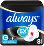 Imagem de Absorv always not seca c/aba 8un