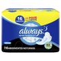 Imagem de Absorvente Always Noites Tranquilas Seca com Abas - 16 Unidades