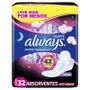 Imagem de Absorvente Always Noites Tranquilas Suave Com Abas 32 Unidades