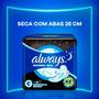 Imagem de Absorvente Always Noturno Proteção Seca G Com Abas 32 Unidades Always