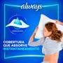 Imagem de Absorvente Always Noturno Proteção Seca G Com Abas 32 Unidades Always