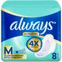 Imagem de Absorvente Always Ultrafino Seca com Abas 8 Unidades
