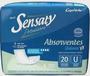 Imagem de Absorvente  Capricho Sensaty Premium c/20 unid c/fita adesivas  (Kit com 3 pacotes )