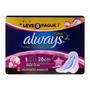 Imagem de Absorvente com Abas Always Noturno Pink Suave Leve 8 Pague 7