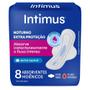 Imagem de Absorvente Intimus Gel Noturno Longo Cobertura Suave com Abas 8 Unidades