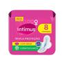 Imagem de Absorvente Intimus Gel Tripla Proteção Cobertura Seca com Abas 8 Unidades