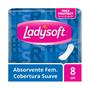 Imagem de Absorvente Ladysoft Suave sem Abas 8 Unidades