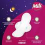 Imagem de Absorvente Noturno Mili Suave com Abas 32 Unidades Máxima Proteção e Conforto