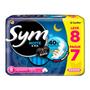 Imagem de Absorvente Sym Noite & Dia Cobertura Suave com Abas Leve 8 Pague 7 - Santher