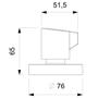 Imagem de Acabamento de Registro Base Celite 1.1/4, 1.1/2 Fit Cromado