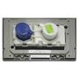Imagem de Acabamento Hydra Quadra Duo Preto Fosco Soft Touch Descarga Embutida Pneumática - 4900FHQDDUOPT