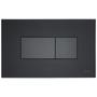 Imagem de Acabamento Hydra Quadra Duo Preto Fosco Soft Touch Descarga Embutida Pneumática - 4900FHQDDUOPT