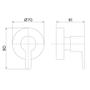 Imagem de Acabamento para Registro Docol Base 1.1/4" e 1.1/2" Gali