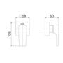 Imagem de Acabamento Para Registro Docol Base 1/2", 3/4" e 1" Lift 