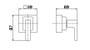 Imagem de Acabamento Para Registro Docol Base Breezy 1/2" 3/4" e 1 Cromado Docol