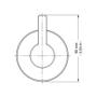 Imagem de Acabamento para Registro Docol Gali 806606 DocolBase 1 1/4" e 1 1/2" Cromado
