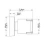 Imagem de Acabamento para Registro Docol Riva 449606 DocolBase 1/2", 3/4" e 1" Cromado