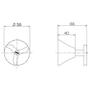 Imagem de Acabamento para Registro DocolBase 1/2'', 3/4'' e 1''Pertutti Docol