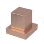 Imagem de Acabamento Quadrado Rose Luxo Para Banheiro 100% Metal