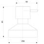 Imagem de Acabamento Registro Base Reforma 1.1/4" 1.1/2" Basic Cromado Celite