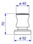 Imagem de Acabamento Registro Deca Original 4900 C35 1/2, 3/4, 1'' 4900.C35.Pq