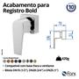 Imagem de Acabamento Registro Fani Padrão Deca Bold BK370 1/2-3/4- 1