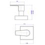 Imagem de Acabamento Registro Grande Deca Level Cromado 1.1/2" e 1.1/4 - 4900C26GD
