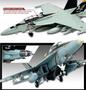 Imagem de  Academy Kit de Modelo 1/72 USN F/A-18F "VFA-103 Jolly Rogers" (12535)