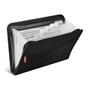 Imagem de Accordion File Staples TRU RED, 7 bolsos, tamanho carta, preto