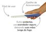 Imagem de Acendedor para Fogão Com Botão Aperta Faísca Com Cabo Longo Prático 02 und