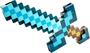 Imagem de Acessório de brinquedo Mattel Minecraft Transforming Diamond Sword & Pick-Axe, tamanho infantil, 2 em 1