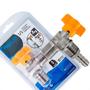 Imagem de Acessorio Para Gas Higiban Registro Esfera Angular (2 Em 1) - 1/2'' X 1/2'' E 1/2'' X 3/8''