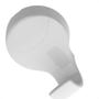 Imagem de Acessorio Wc Herc Lavello Cabide Simples Branco 4050