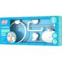 Imagem de Acessorio Wc Herc Lavello Kit Com 5 Pecas Branco /Cromado 4091