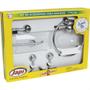 Imagem de Acessorio Wc Japi Samba Fit Cromado Kit Com 5 Pecas Jkscf