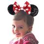 Imagem de Acessório zhezesmila Mouse Ears Headband & Scrunchies 4 unidades